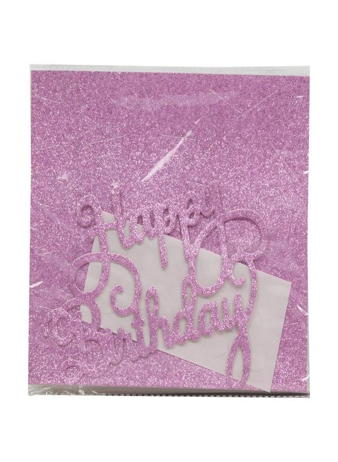 Juzfun Cake Toppers for Party Decoration Birthday Cupcake Pink Star Design | Size: 10 cm - Image 5